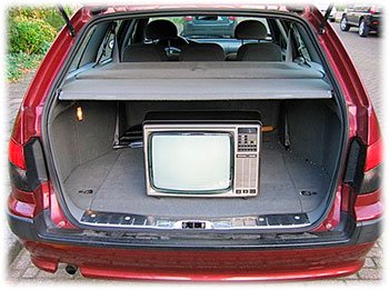 Телевизор для авто - прикол