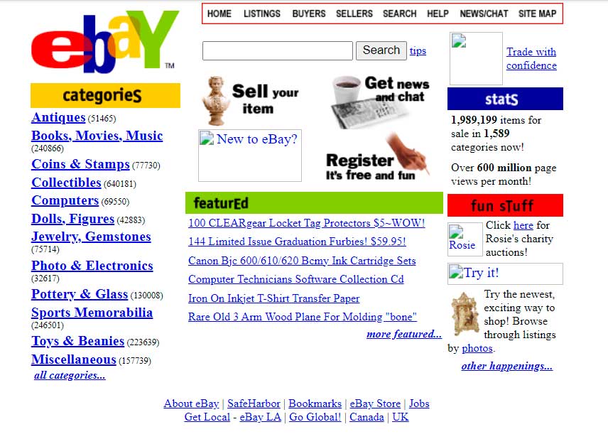 ebay 1995 року